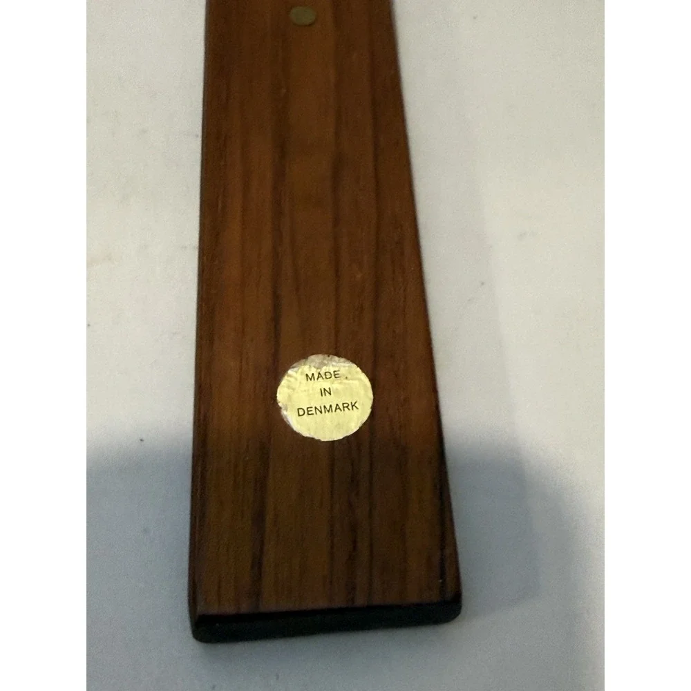 Vintage Denmark Teak‎ Wood Bottle Opener Mid Century Modern MCM Bar Tool Retro